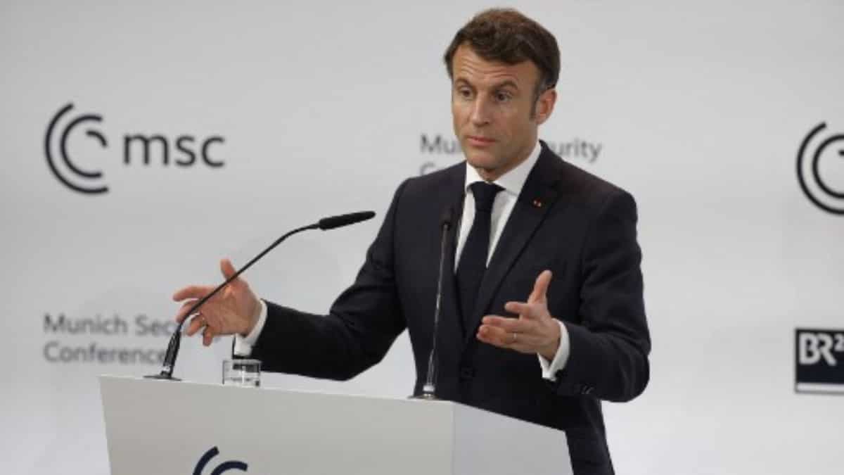 Munich Security Conference: Macron says time to prepare ‘peace terms’ for Ukraine