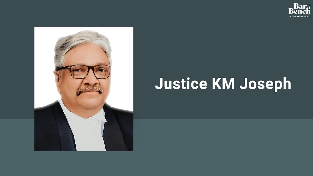 Supreme Court judge Justice KM Joseph