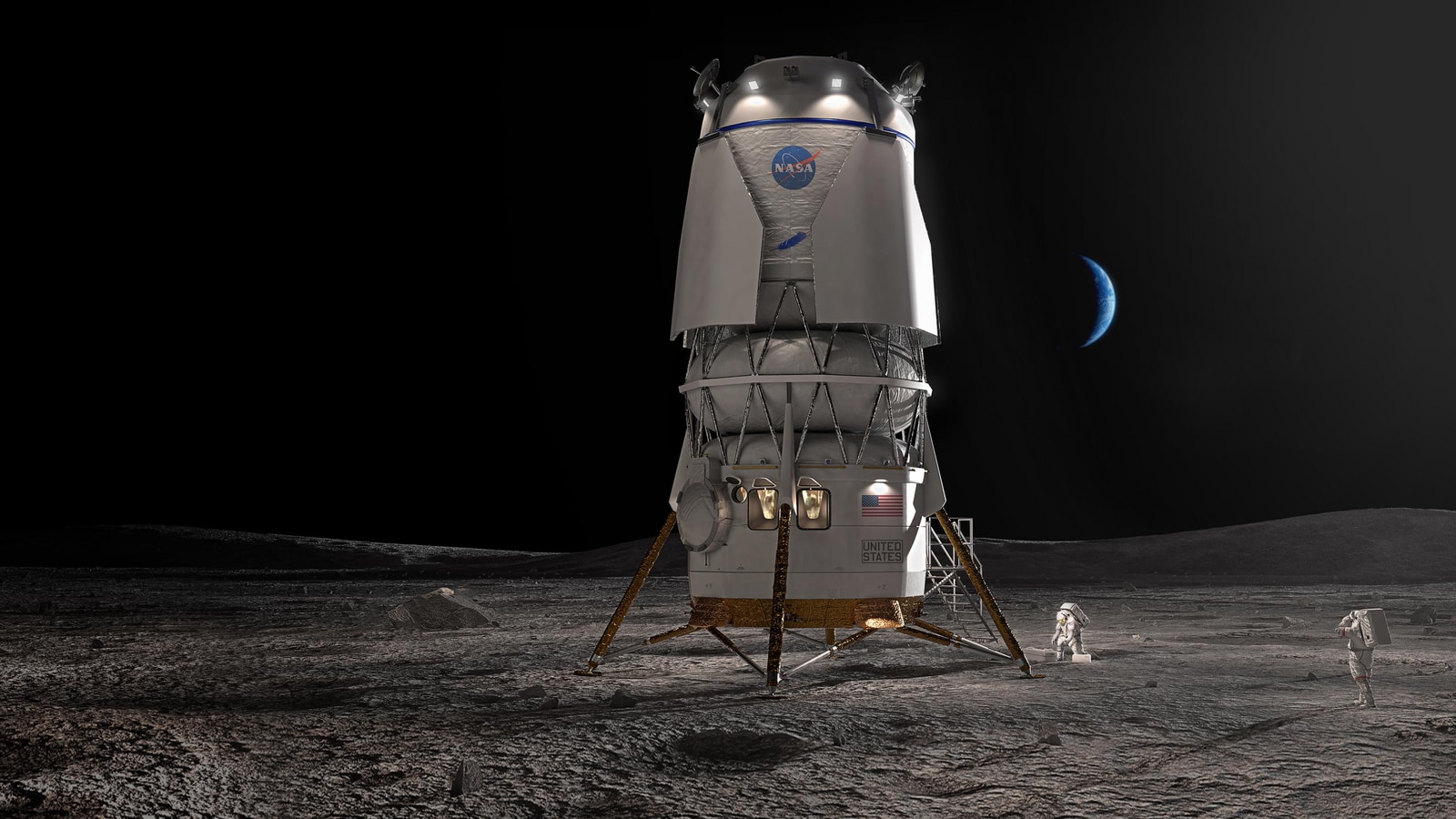 Jeff Bezos’ Blue Origin bags NASA contract to develop moon lander for astronauts | World News