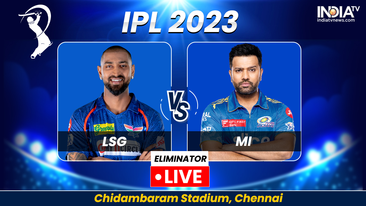 LSG vs MI Eliminator IPL 2023 Live Cricket Score: Stoinis, Hooda in action for Lucknow Super Giants