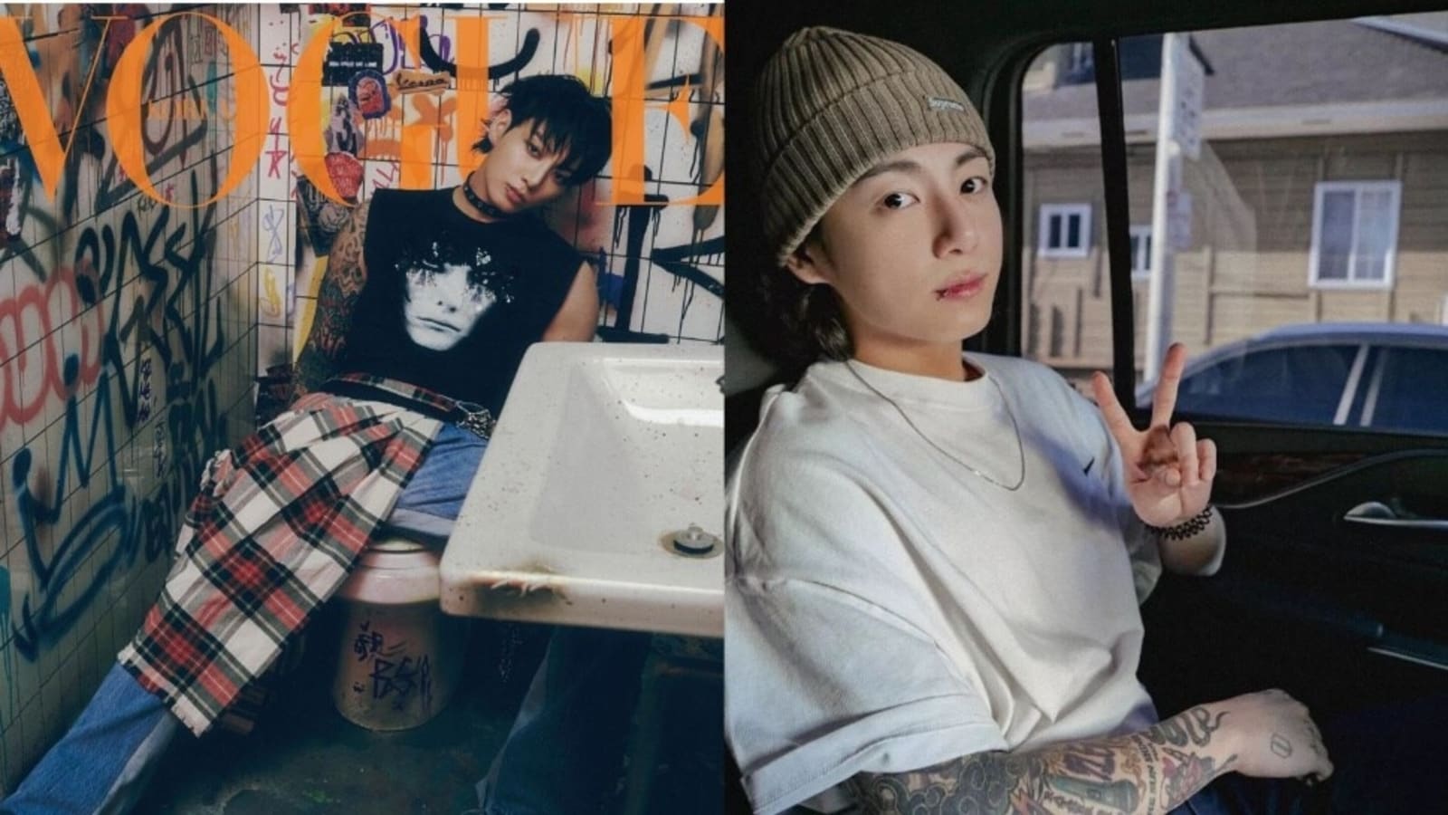 Jungkook wears eyeliner for Vogue Korea’s ‘1970s Punk’ theme; BTS ARMY reacts