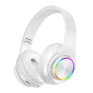 Colorful LED Light BT Headset Stereo Foldable Headphone Earphone Voice B39 RGB Luminous Wireless BT 5.0 Headset Gaming